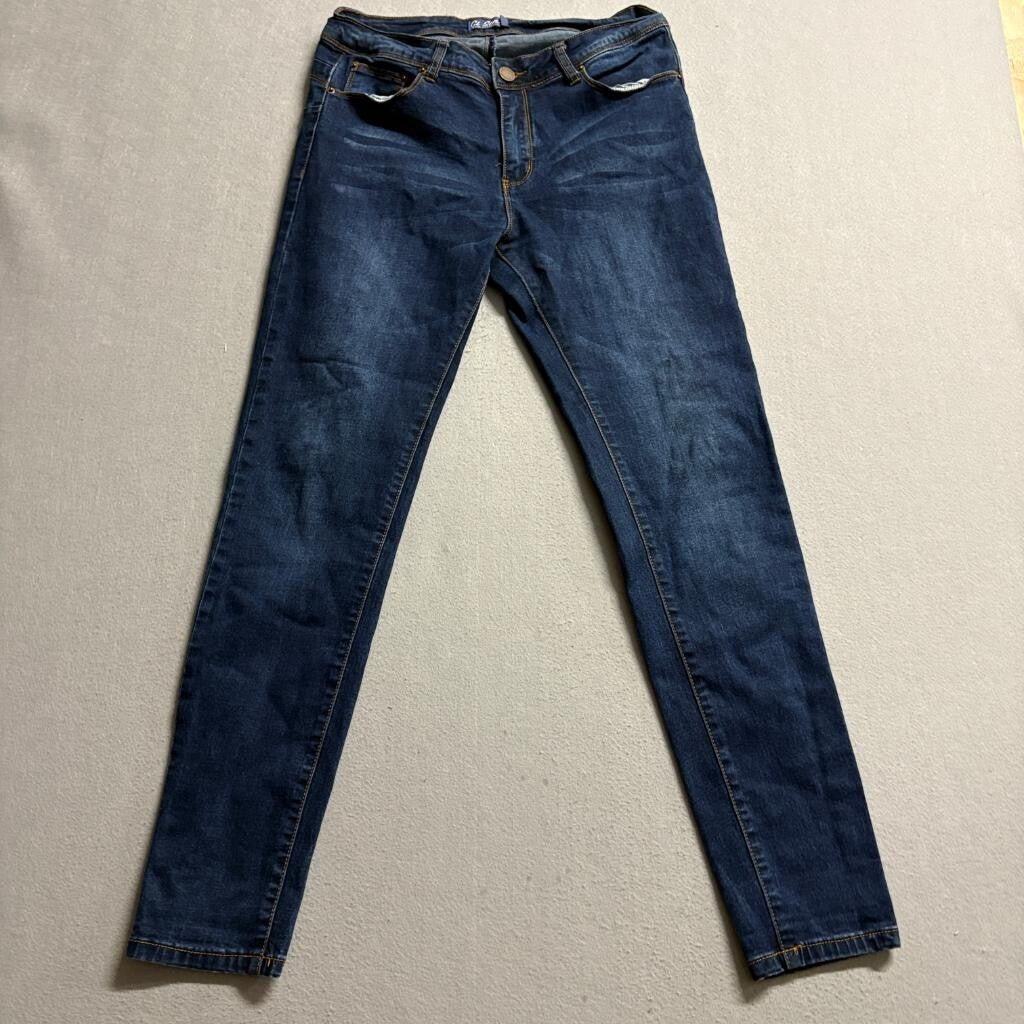 Ci Sono Denim Collection Girls Skinny Jeans Size 11 Blue Stretch Denim