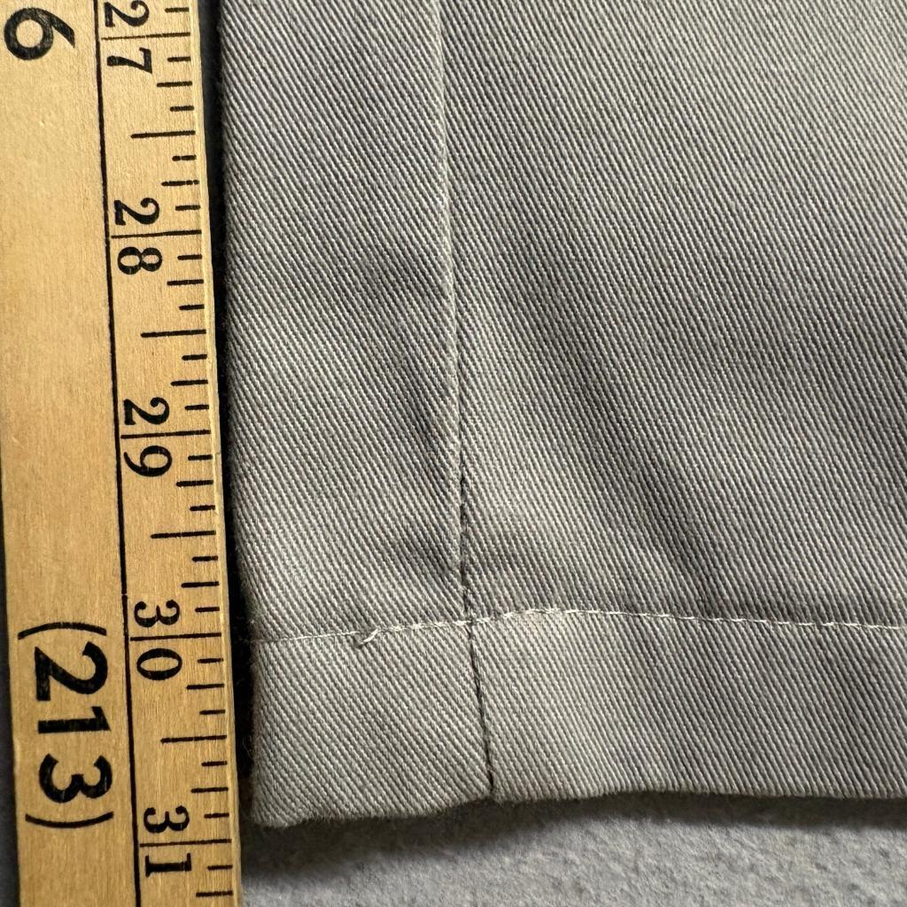 Dickies 874 Original Fit Work Pants Mens 28x32 Gray Polyester Cotton Chino