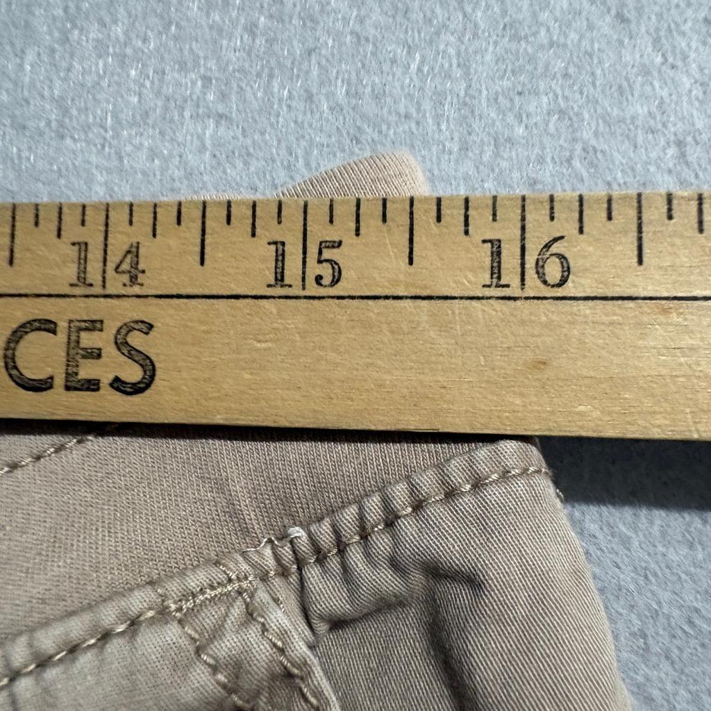 Sonoma Life Style Womens Capri Pants Size 10 Brown Cotton Blend Mid Rise Cargo