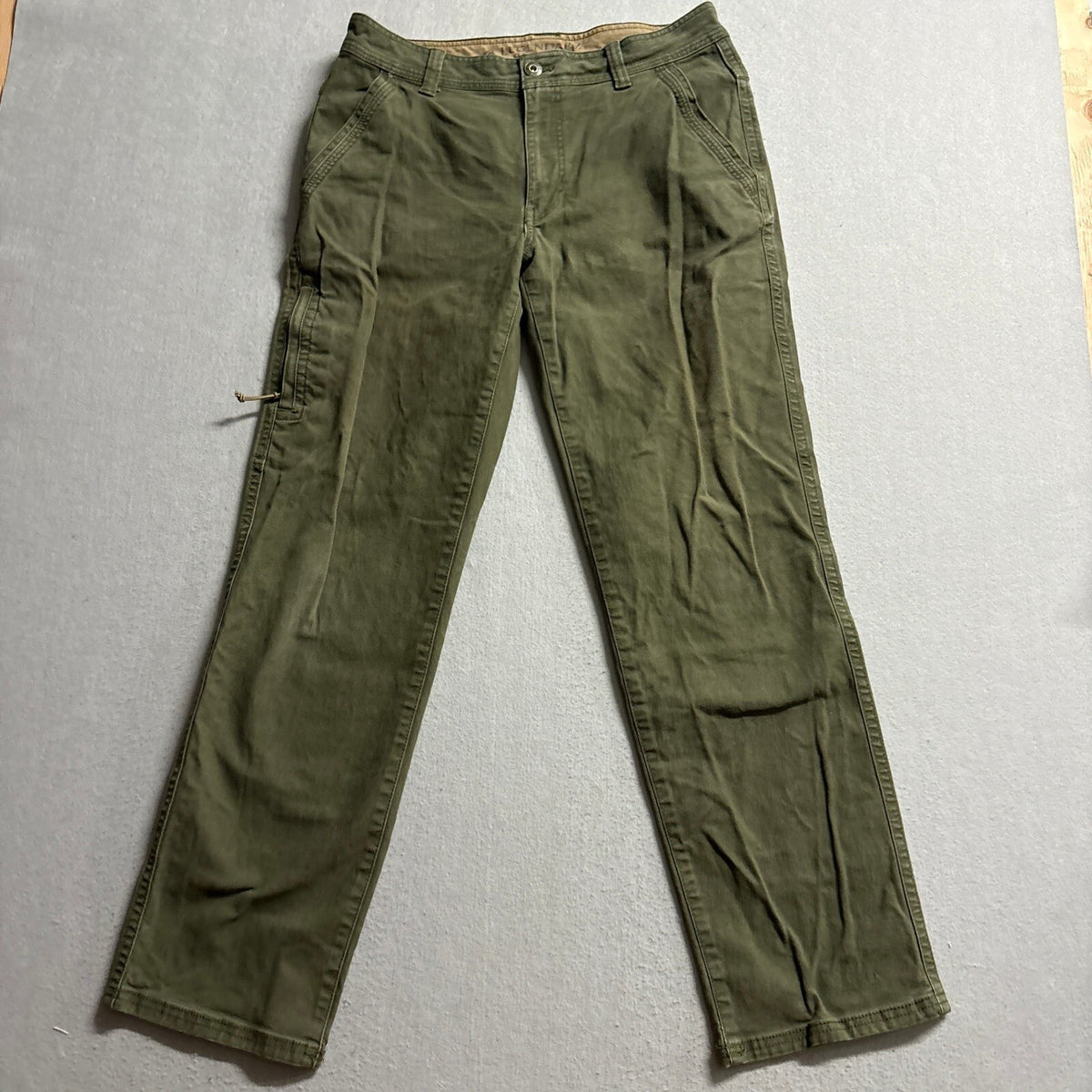 Legendary Outfitters Mens Utility Cargo Pants Green Size 32x32 Outdoor Workwear