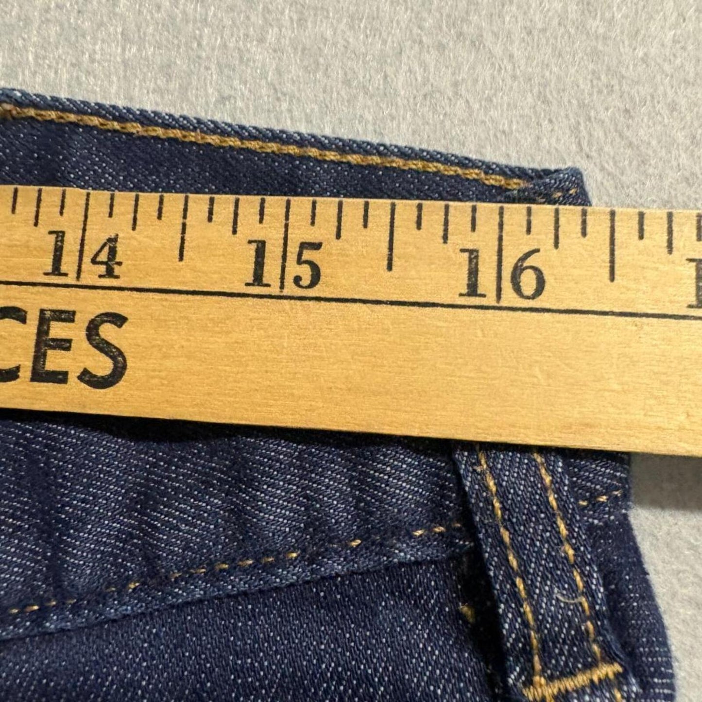 Patagonia Straight Fit Stretch Jeans Mens 32x34 Organic Cotton Blue Denim