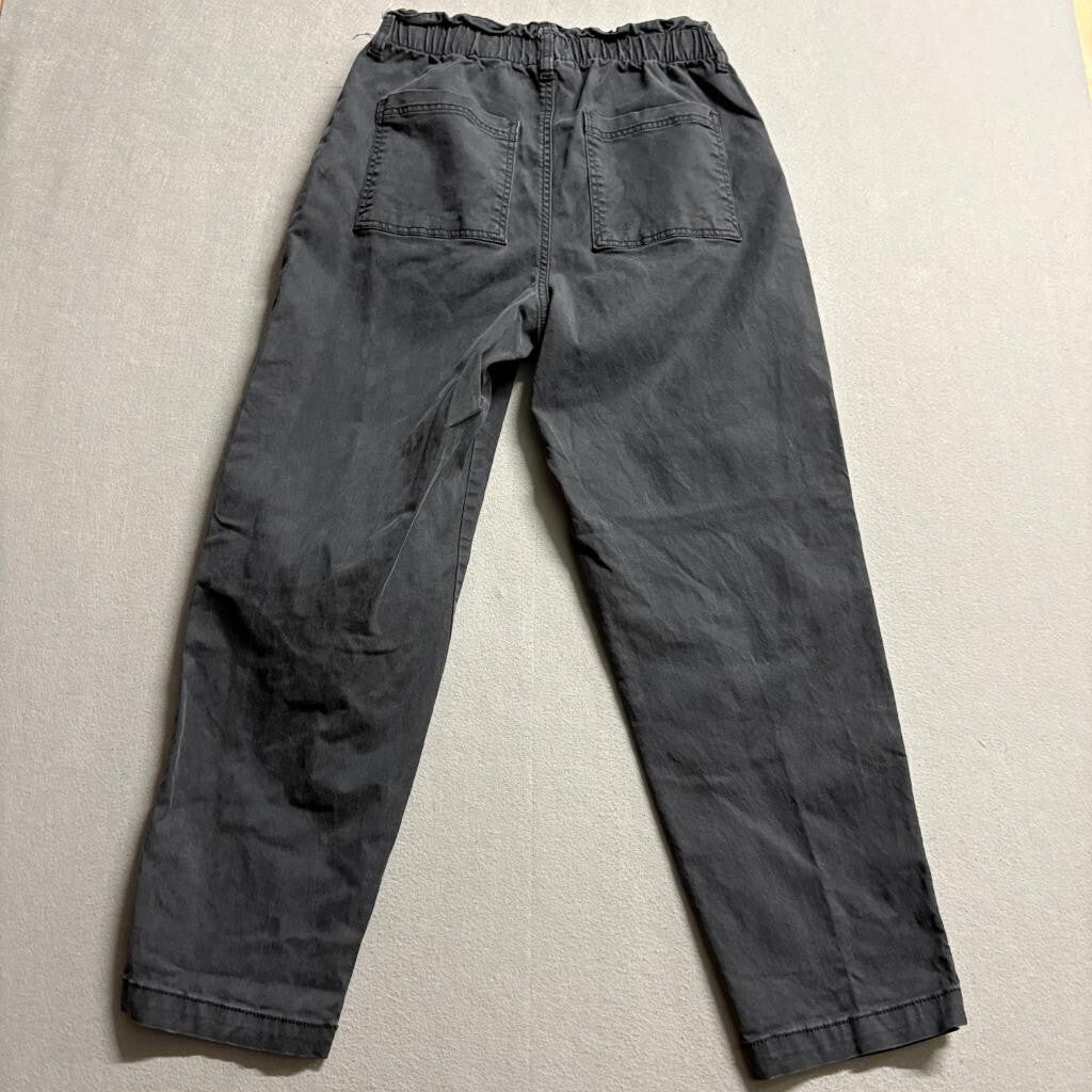Universal Thread Paperbag Waist Pants Womens 10 Black Cotton Lyocell Stretch