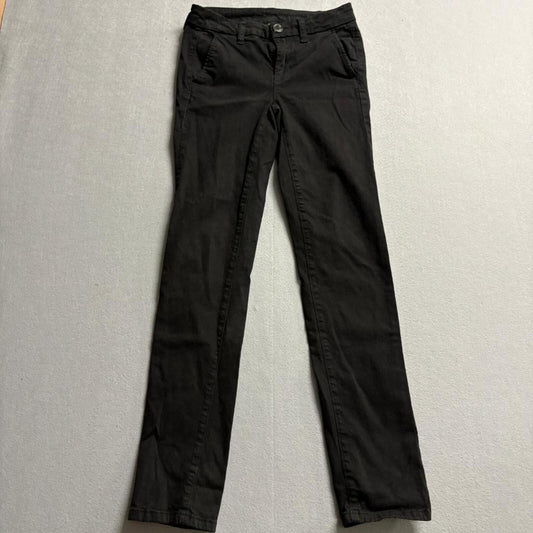 American Eagle Outfitters Skinny Pants Womens 0 Black Stretch Chino Casual