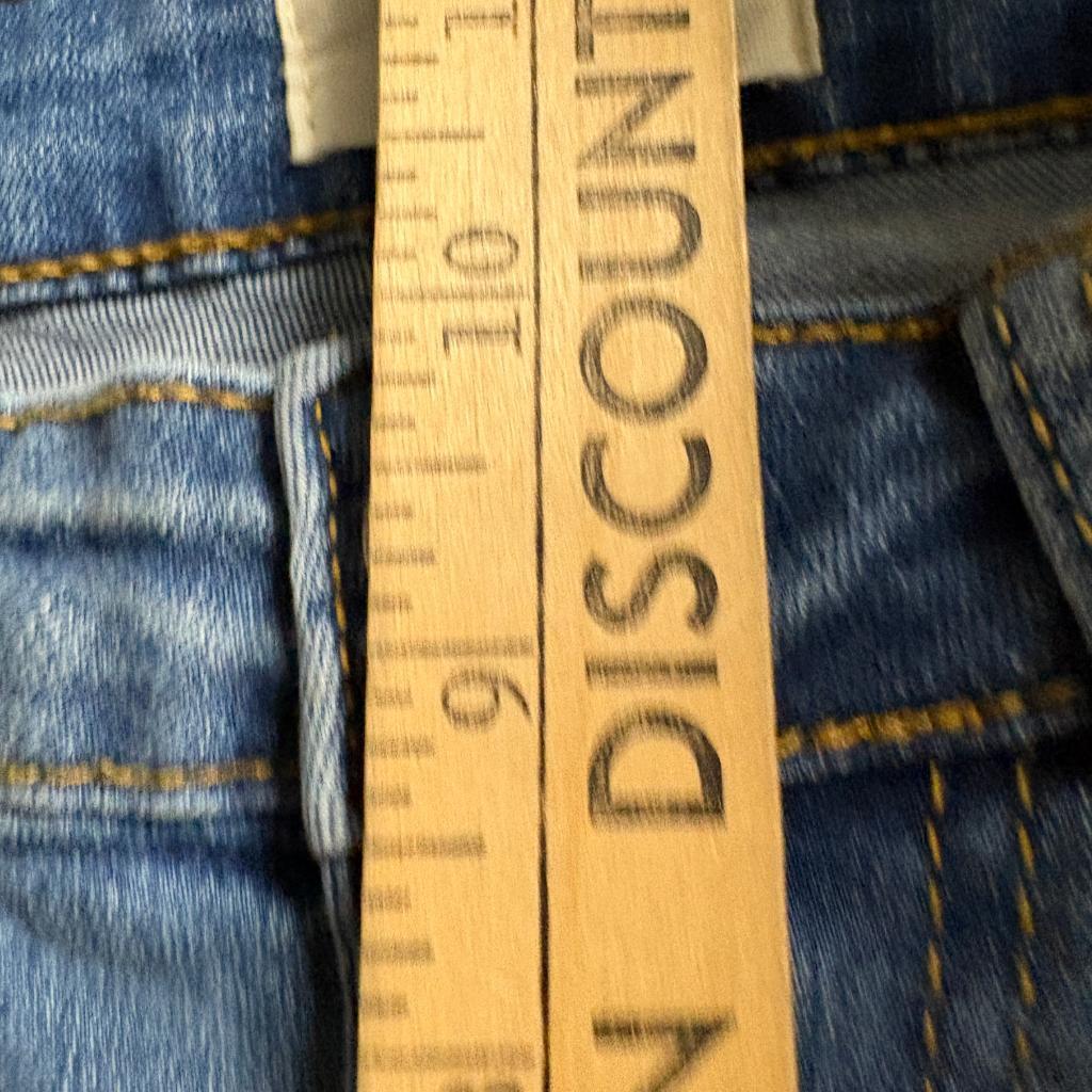 Skinny Fries Denim Jeans Womens Size 5 Blue Distressed High Rise Stretch Slim