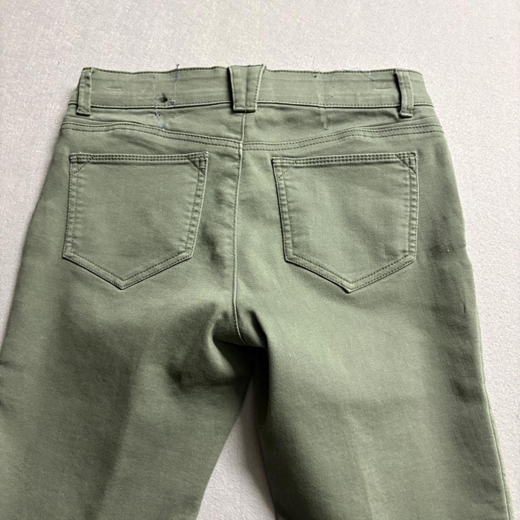 G.H. Bass & Co Women's Size 6 Olive Green Skinny Pants Stretch Casual Ankle