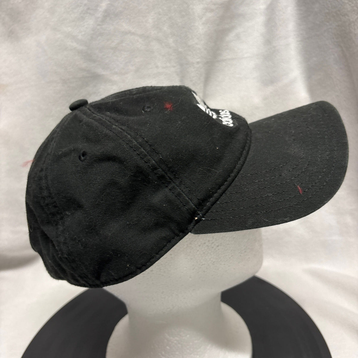 Adidas Originals Trefoil Logo Strapback Baseball Hat Cap Black OSFA Adjustable - Photo 3