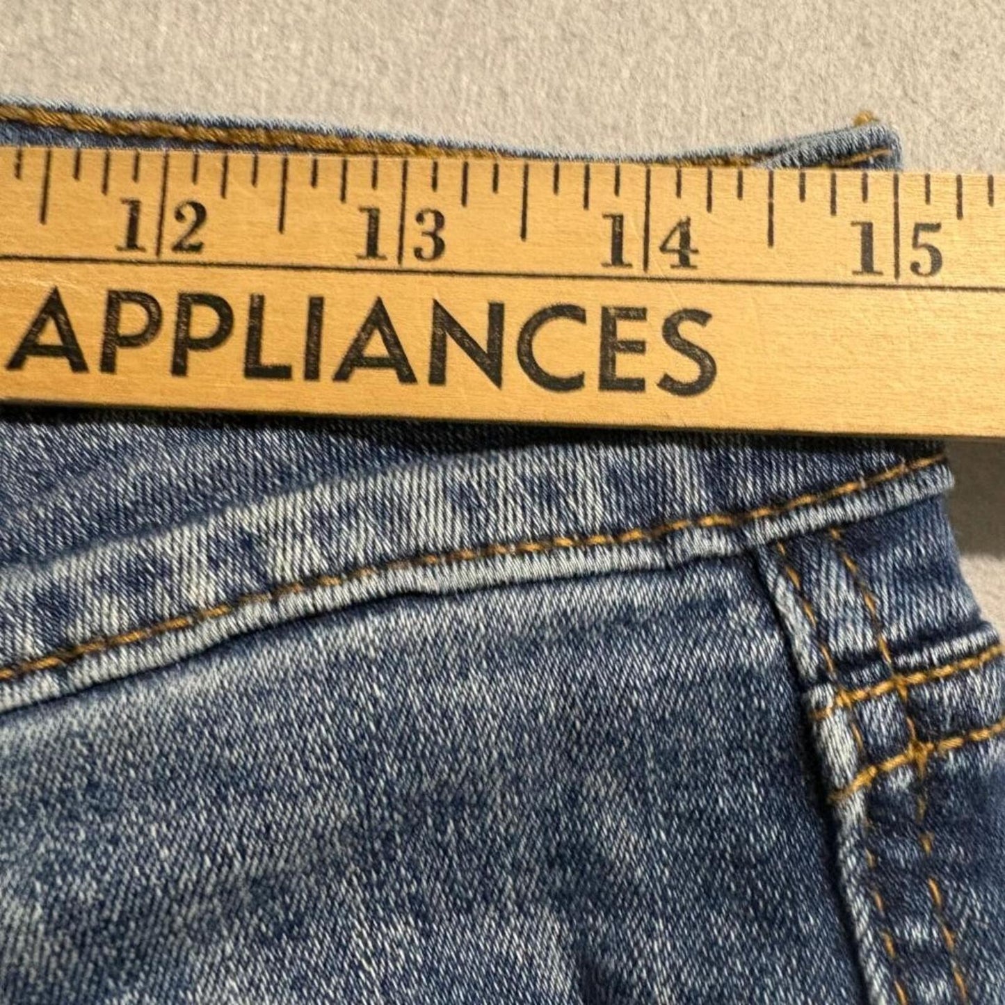 Kut from the Kloth Toothpick Skinny Jeans Womens Size 6 Blue Denim Stretch