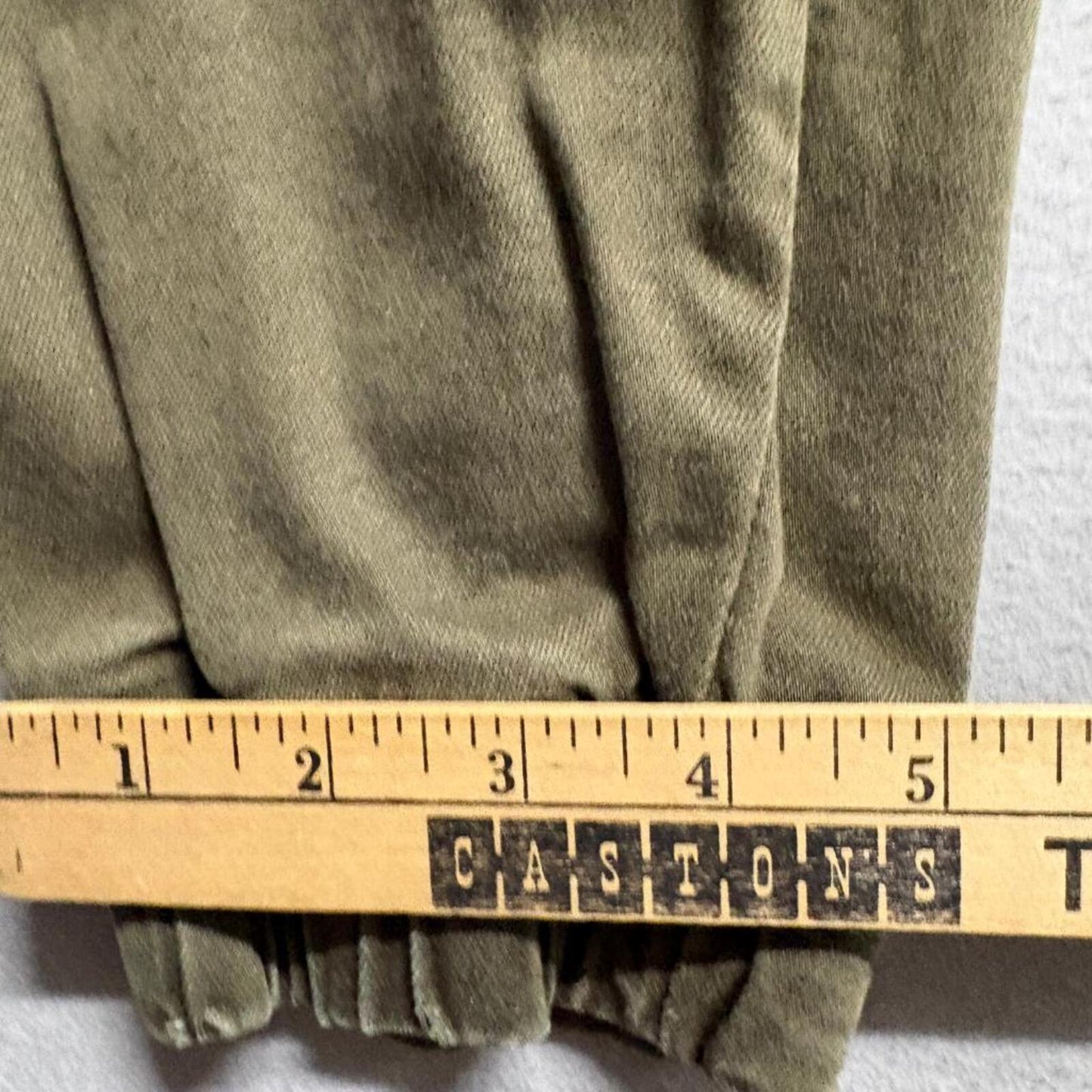 Bershka Jogger Pants Womens Small Green Cotton Stretch Elastic Waist Cargo Style
