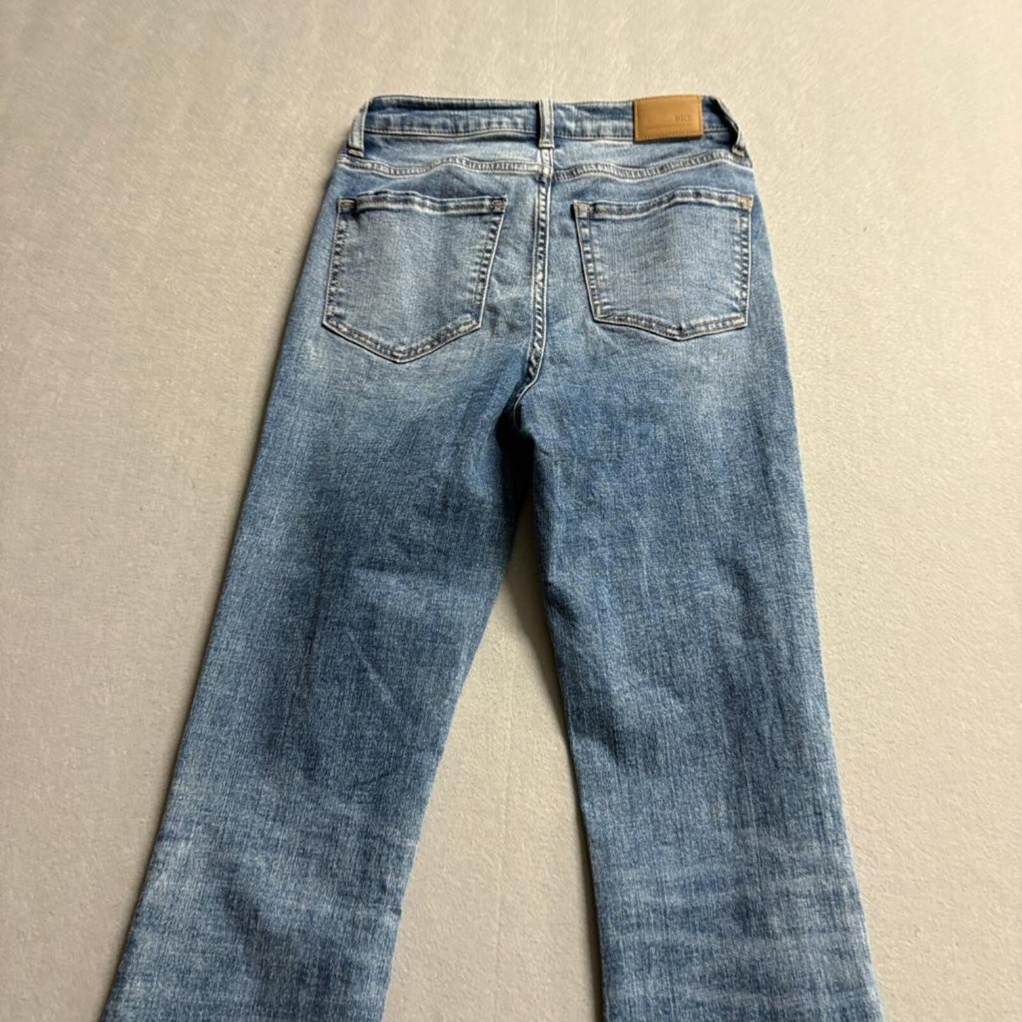 BKE Billie Slim Fit High Rise Bootcut Jeans Womens 25 x 35.5 Medium Wash Stretch