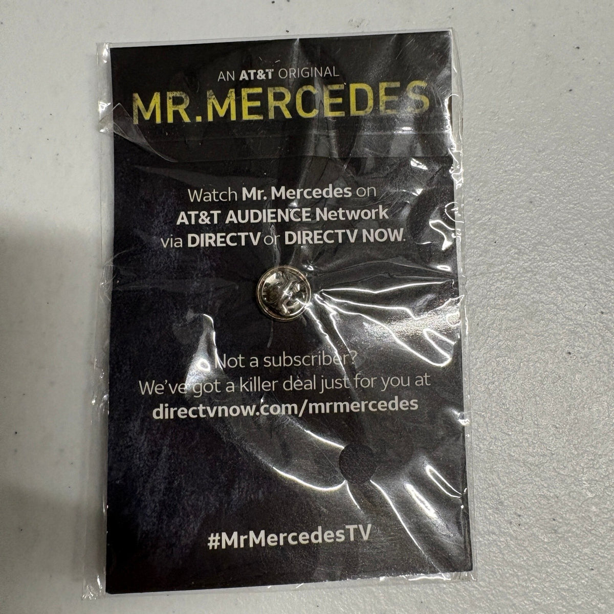 Mr Mercedes TV Show Promo Enamel Lapel Pin Evil Nurse Emoji Stephen King