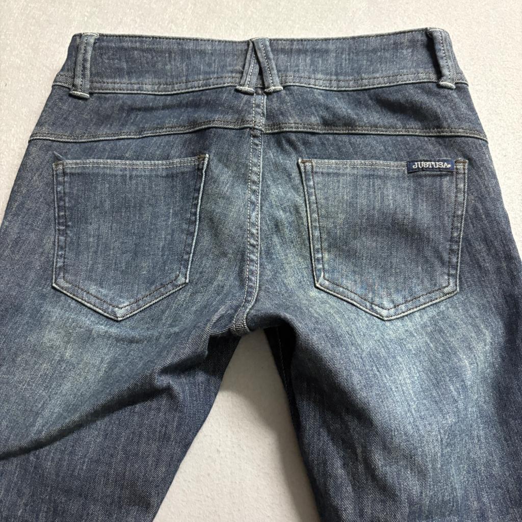 Just USA Jeans Womens Size 9 Blue Denim Skinny Stretch Low Rise Inseam 30.5