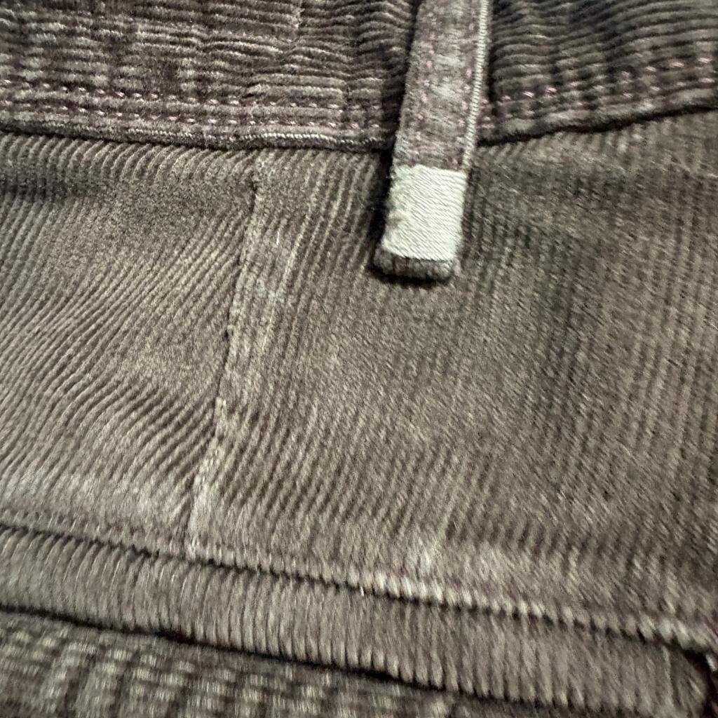 Live Your Own Way Corduroy Pants Mens 36x30 Brown Repreve Stretch Chino Flat