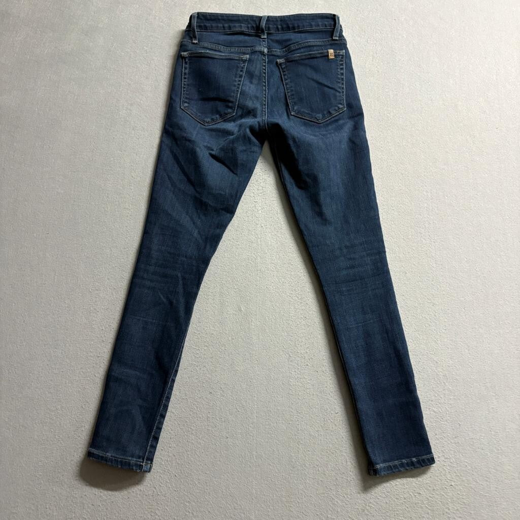 Joe's Jeans Curvy Skinny 26 Crop Womens Size 23 Dark Wash Denim Stretch