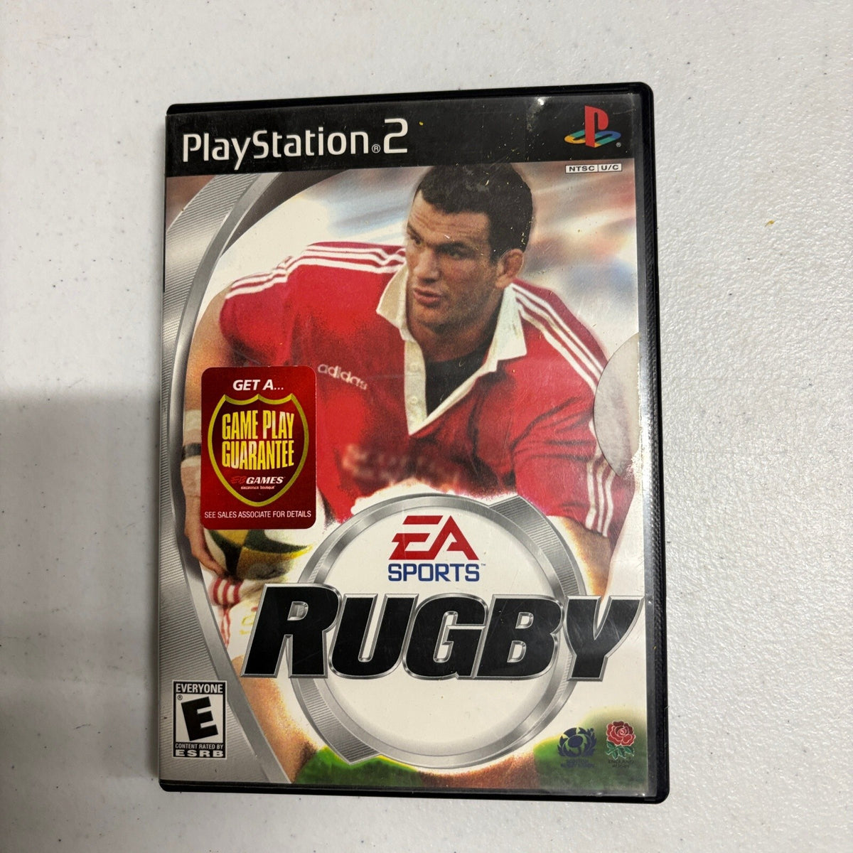 Rugby Sony PlayStation 2 PS2 Complete Black Label CIB EA Sports Blue CD Disc
