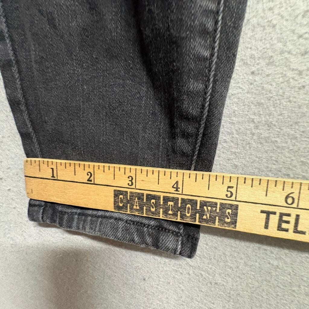 Torrid Premium Sky High Skinny Jeans Womens 12S Black Distressed High Rise