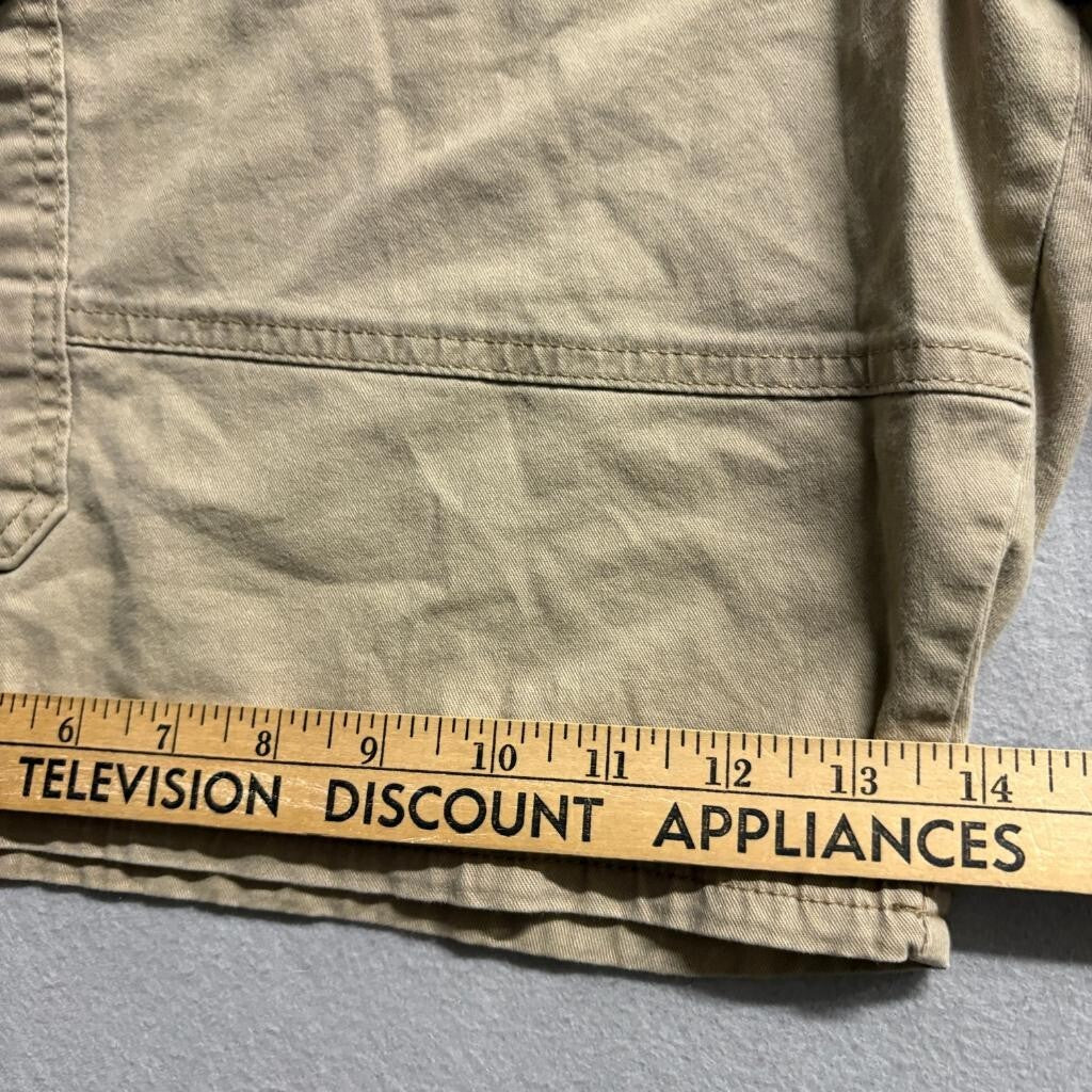 Wrangler Cargo Shorts Mens 46 Regular Tan Beige Cotton Blend Casual Outdoor