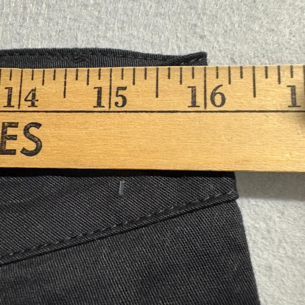 Dickies Girl Black Stretch Twill Pants Womens Size 7 Low Rise Bootcut Workwear