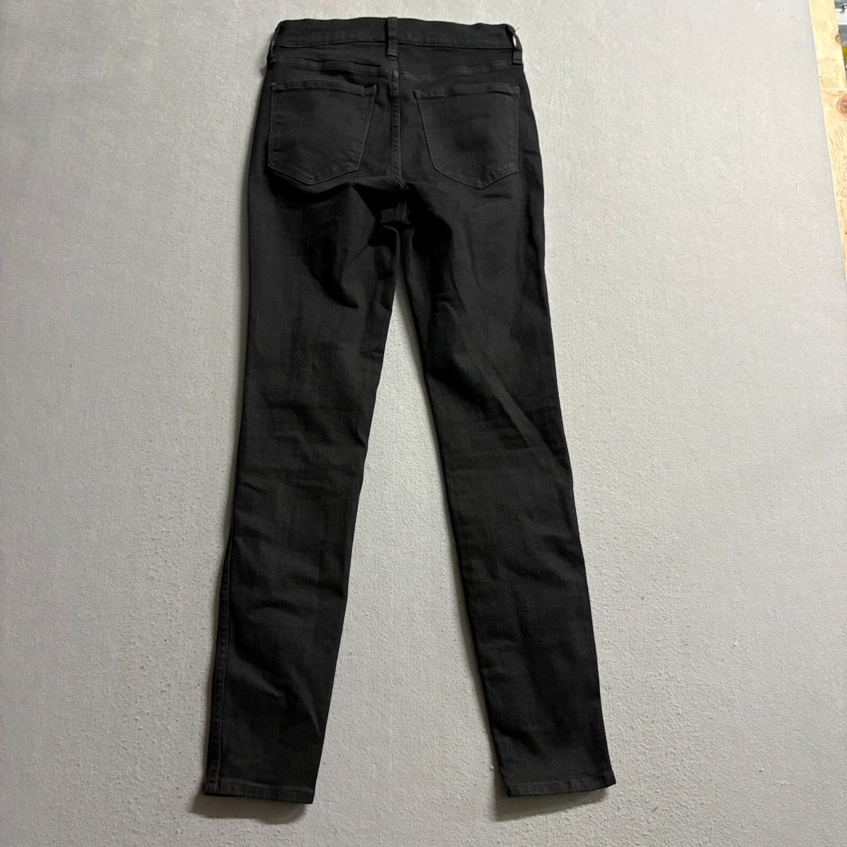 Madewell 10 High-Rise Skinny Jeans Womens Size 24 Black Denim
