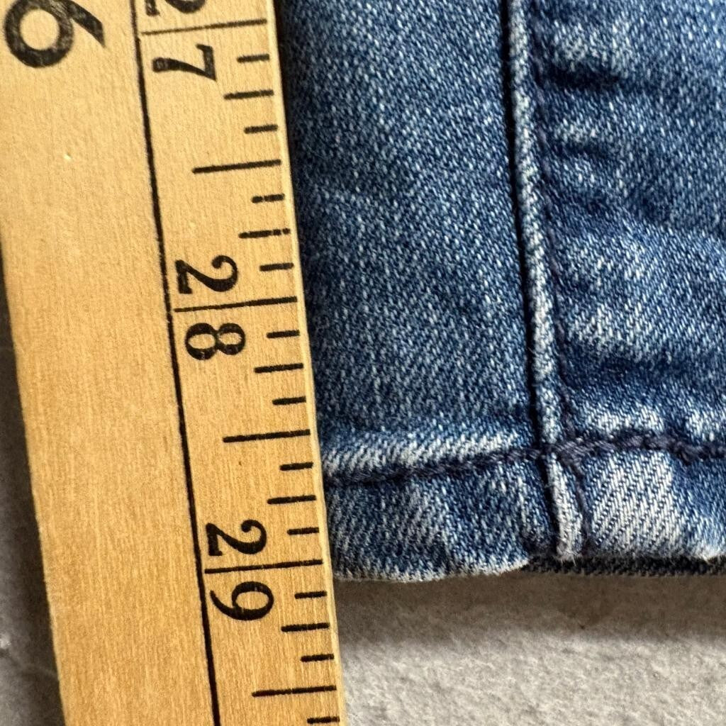 Seven7 Moto Skinny Jeans Womens 4 Blue Denim Ribbed Pleated Knee Stretch