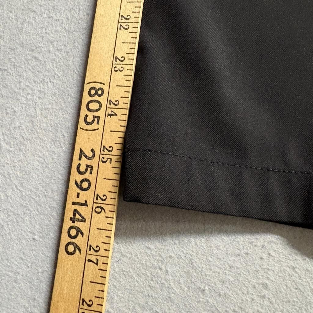 Max Studio London Womens Small Black Cargo Pants Elastic Waist Stretch Pockets