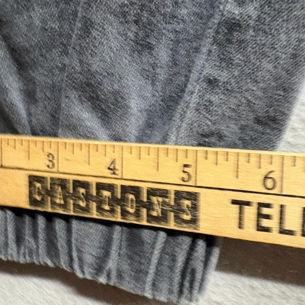 Telepatia Cargo Jogger Pants Womens 17/33 Gray Acid Wash Elastic Waist Stretch