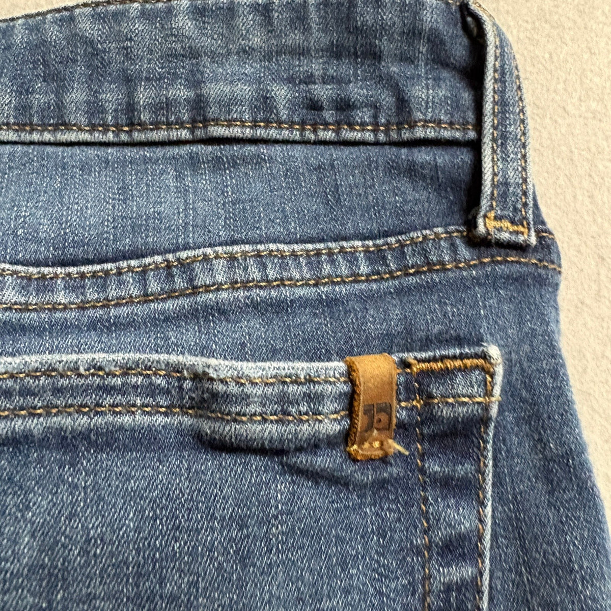 Joe's Jeans Skinny Ankle Womens Size 27 Distressed Raw Hem Blue Denim Stretch