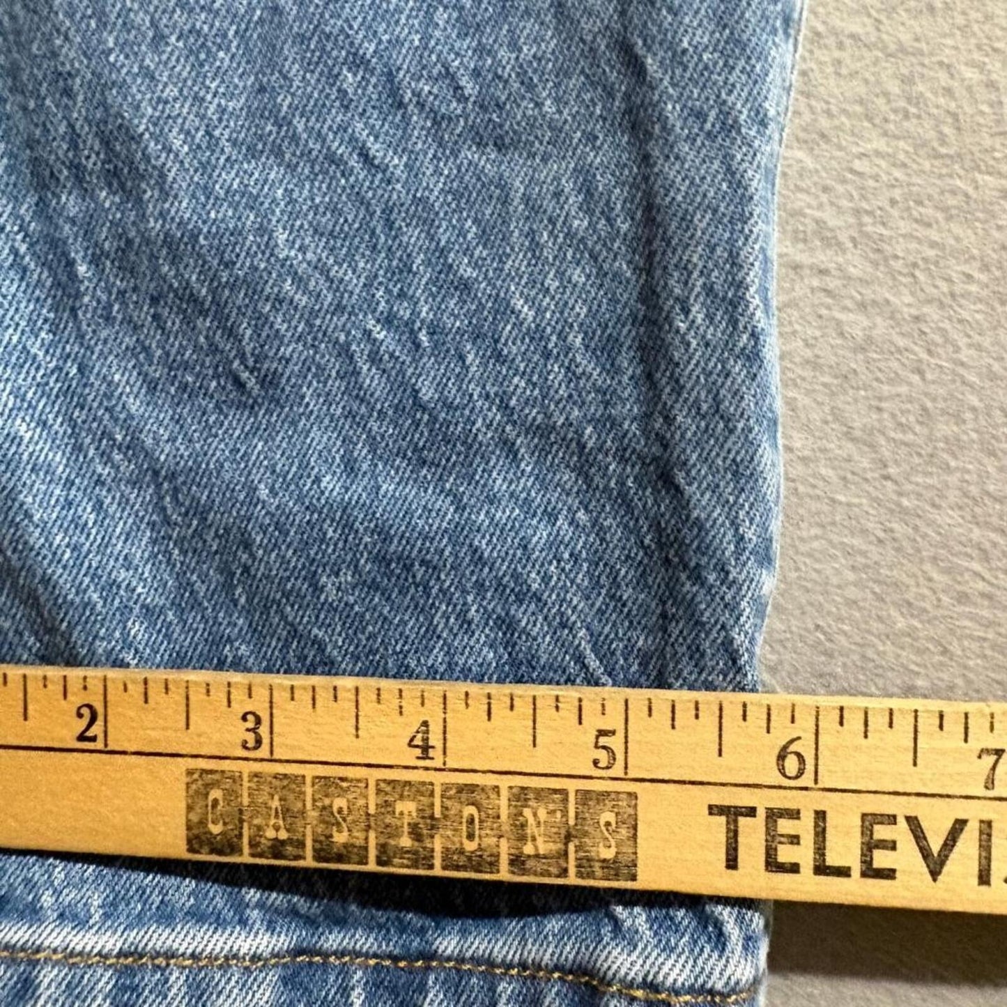 Levi's 501 Original Fit Jeans Womens W23 L30 Blue Denim Distressed Button Fly