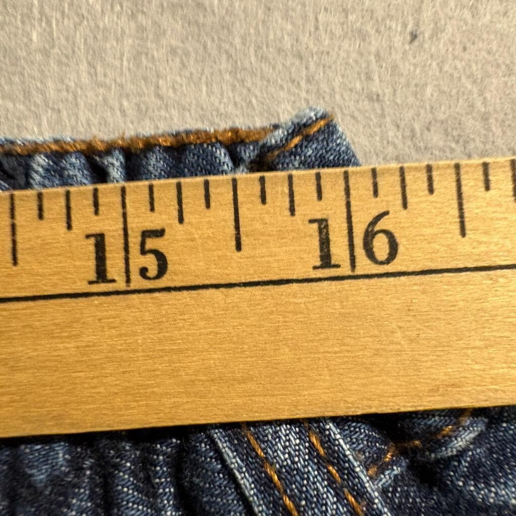 Duke Haband Classic Fit Jeans Mens 34/S Blue Denim Elastic Waist Comfort