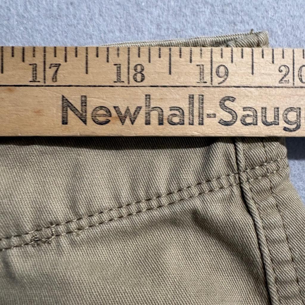 Wrangler Relaxed Fit Cargo Shorts Mens 38 Brown Tan Cotton Twill Casual
