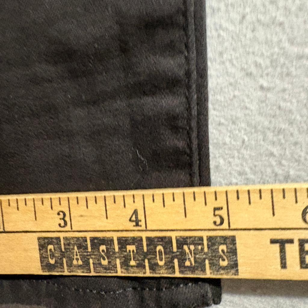Levi's 711 Skinny Ankle Jeans Womens Size 25 Black Stretch Denim