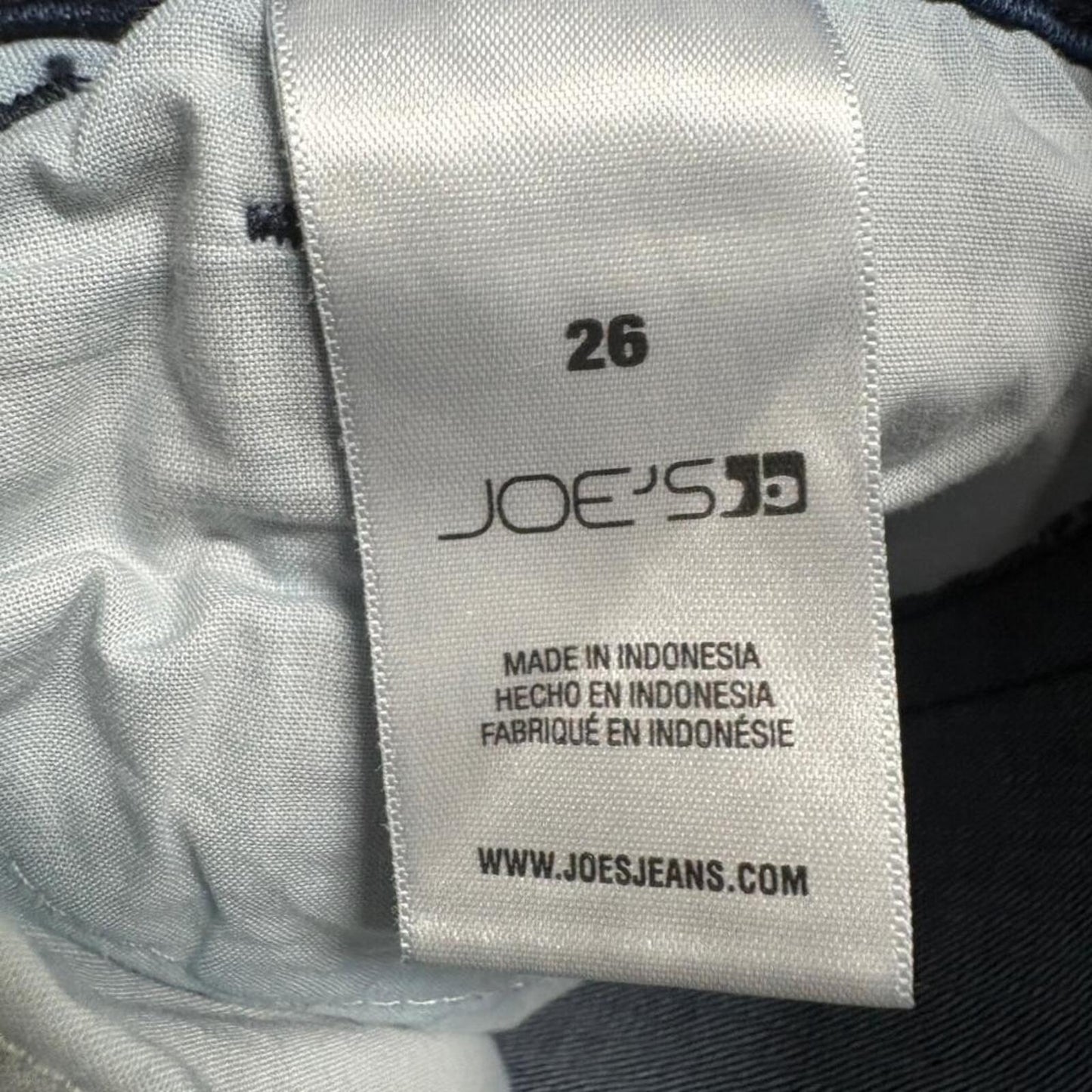 Joe's Jeans Womens Size 26 Blue Denim Skinny Leg Jeans Medium Wash