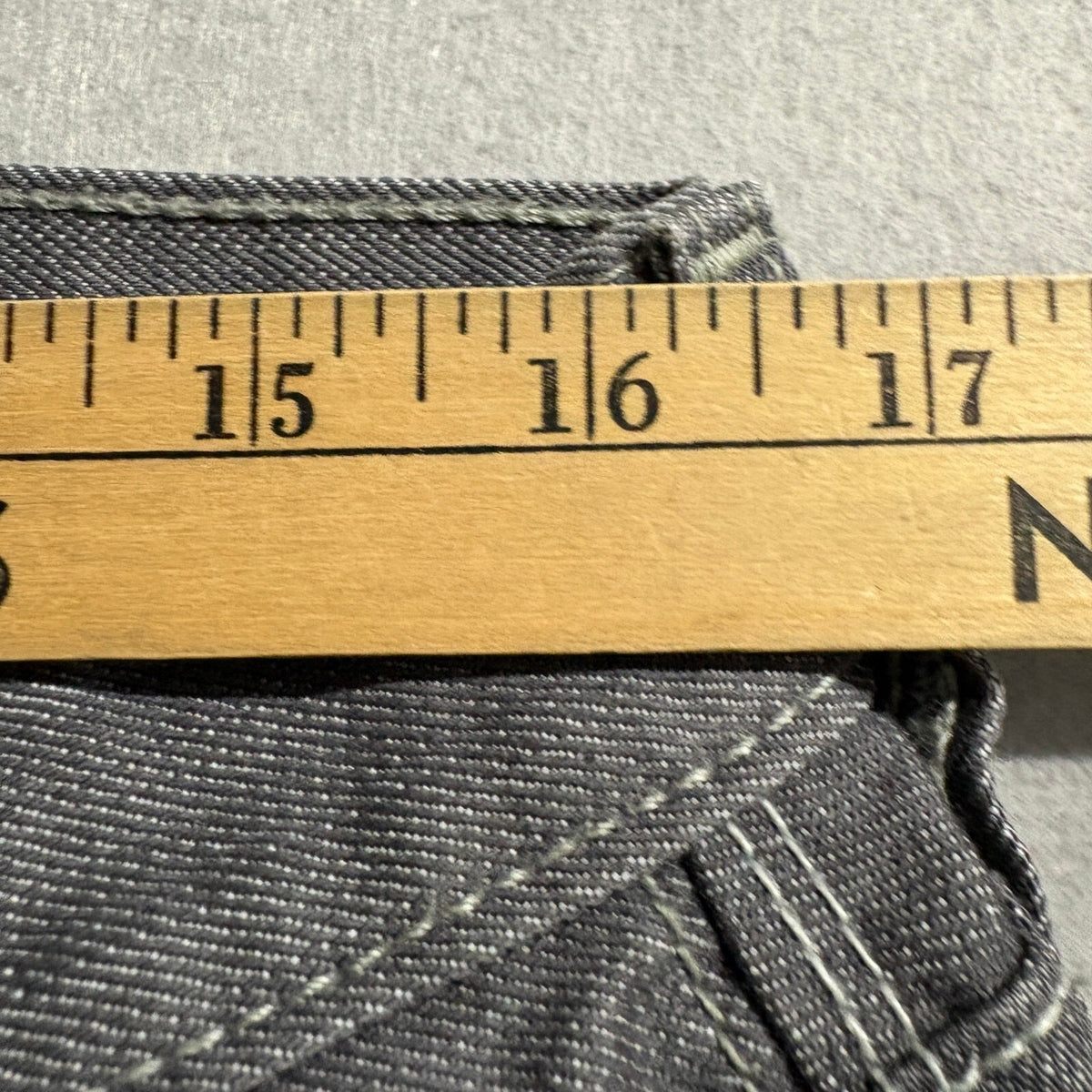 Denizen from Levis 218 Slim Straight Jeans Mens 34x34 Gray Denim Pants