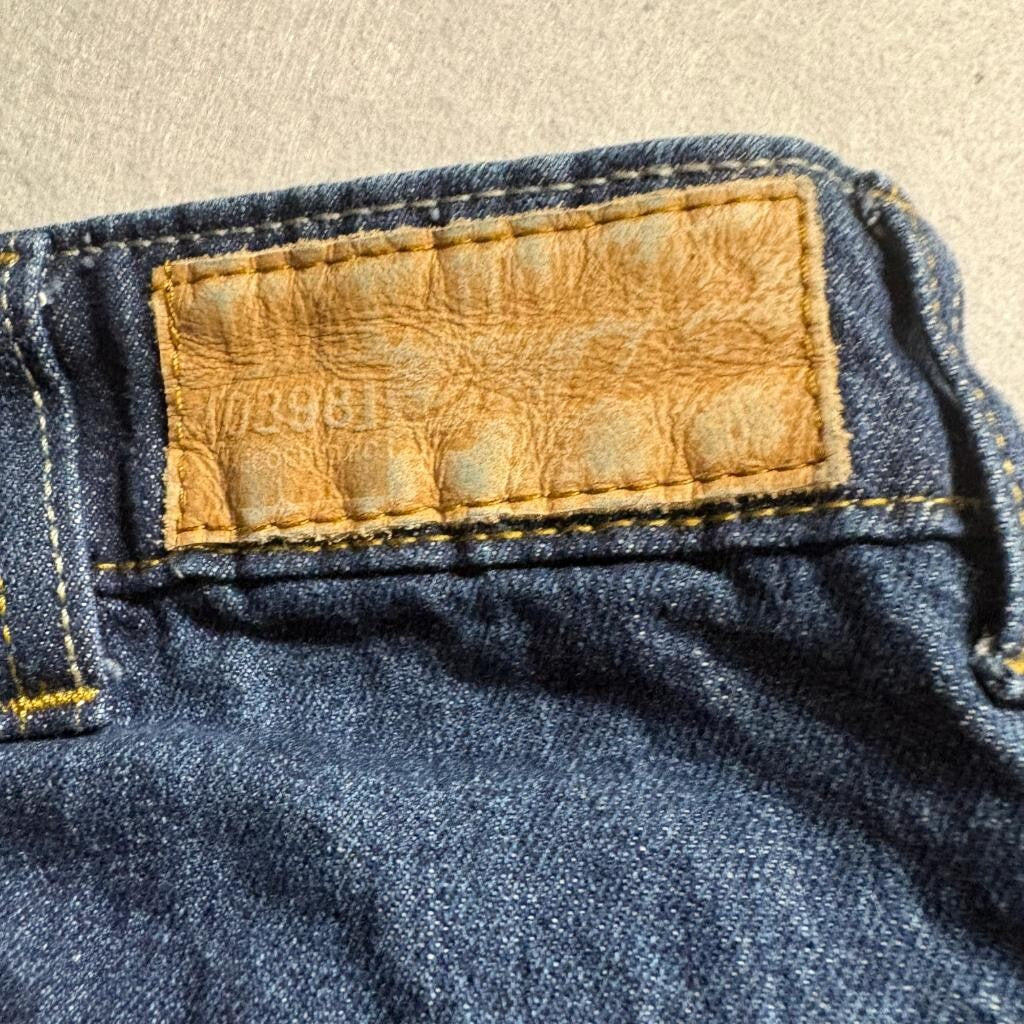 Iron Workers Kevlar Reinforced Motorcycle Jeans Mens Size 8 Blue Denim Riding
