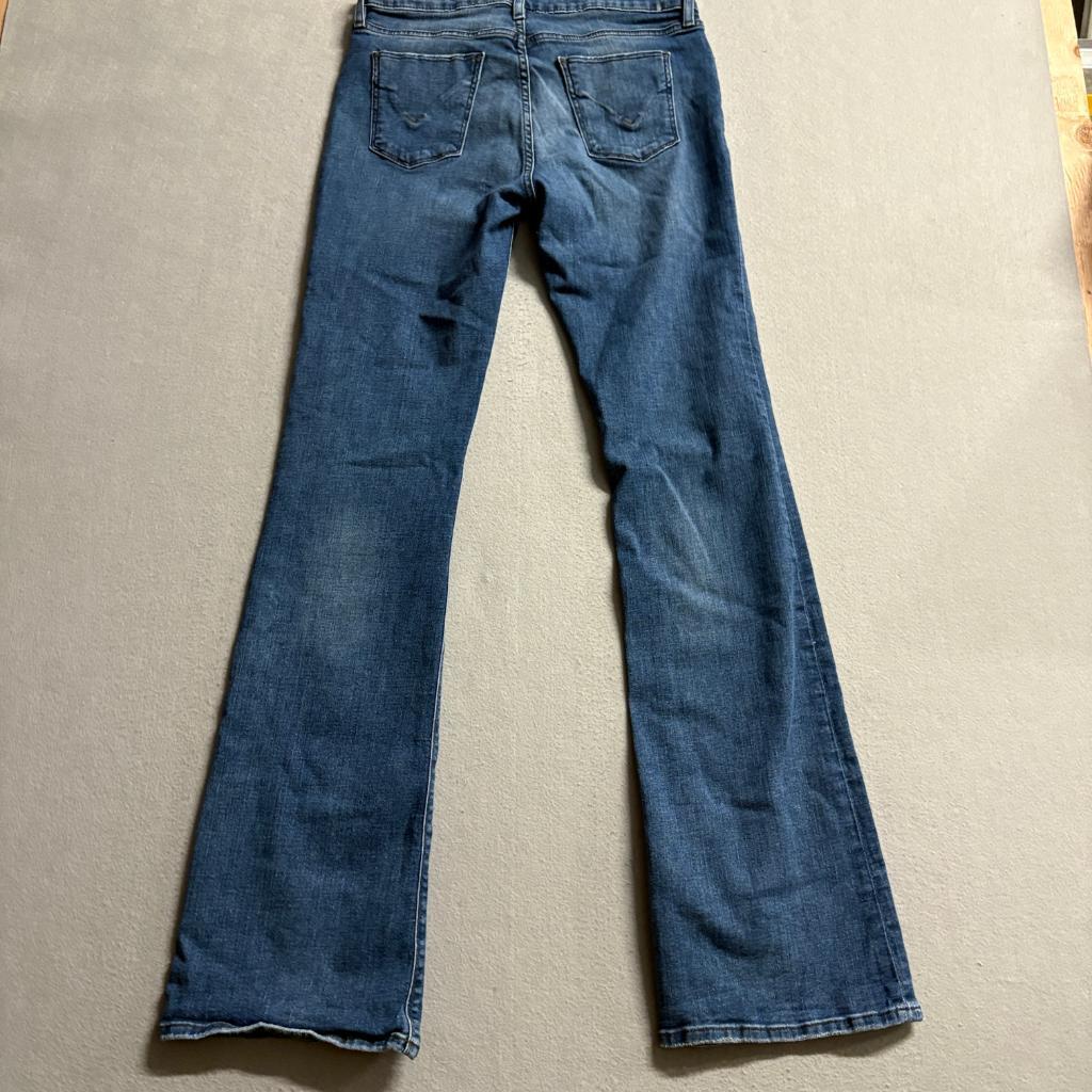 Hudson Nico BSU Maternity Jeans Womens Size 29 Blue Denim Bootcut Elastic Panels