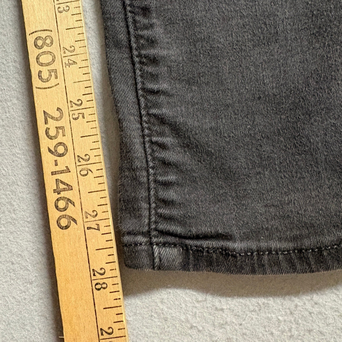 Levi's 721 High Rise Skinny Jeans Womens 31 Black Stretch Denim Pants