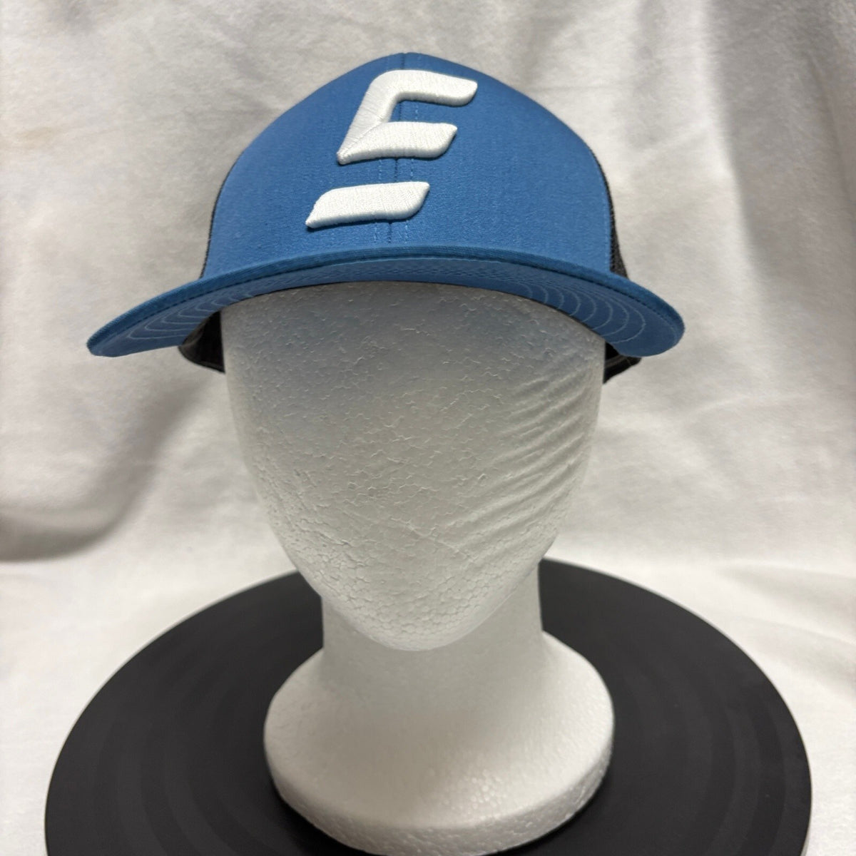 Pacific Headwear 104C Trucker Hat Mens One Size Blue Black Snapback Mesh Cap