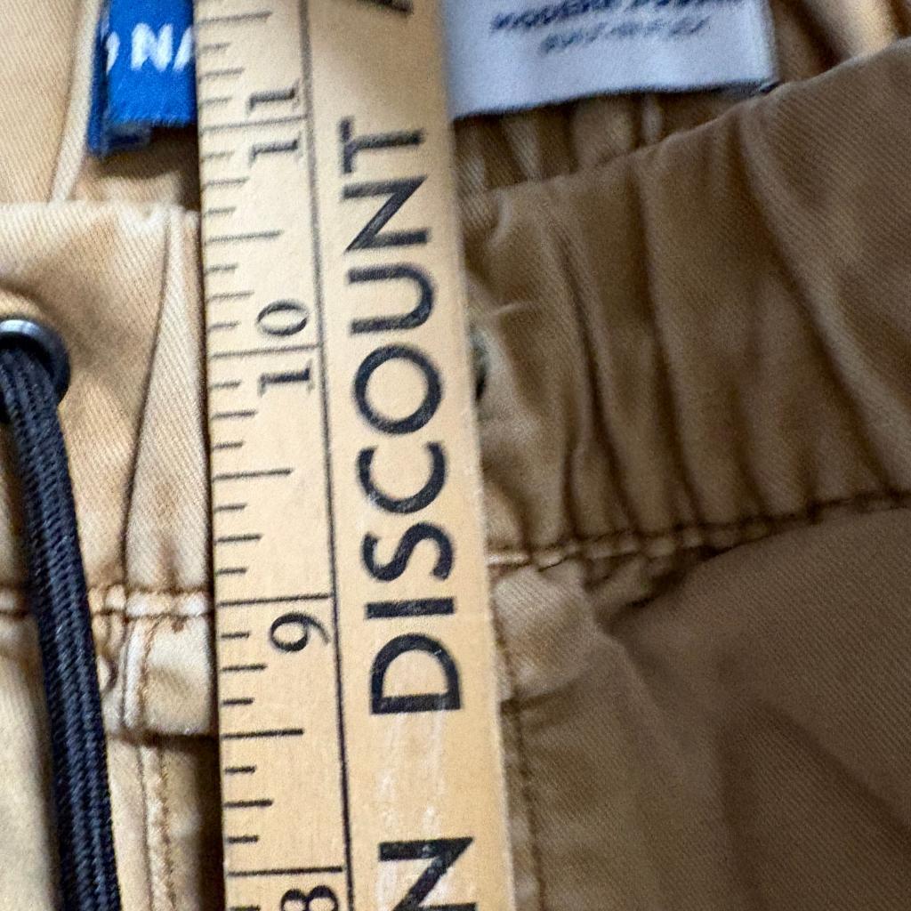 Old Navy Modern Jogger Pants Mens Medium Brown Built-In Flex Elastic Waist