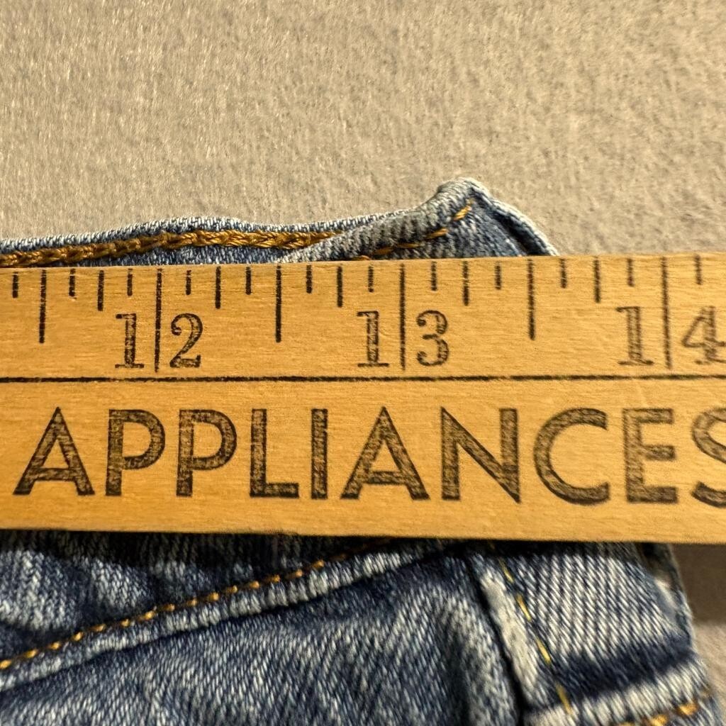 Levis 501 Original Fit Jeans Womens W26 L30 Blue Denim Button Fly Stretch
