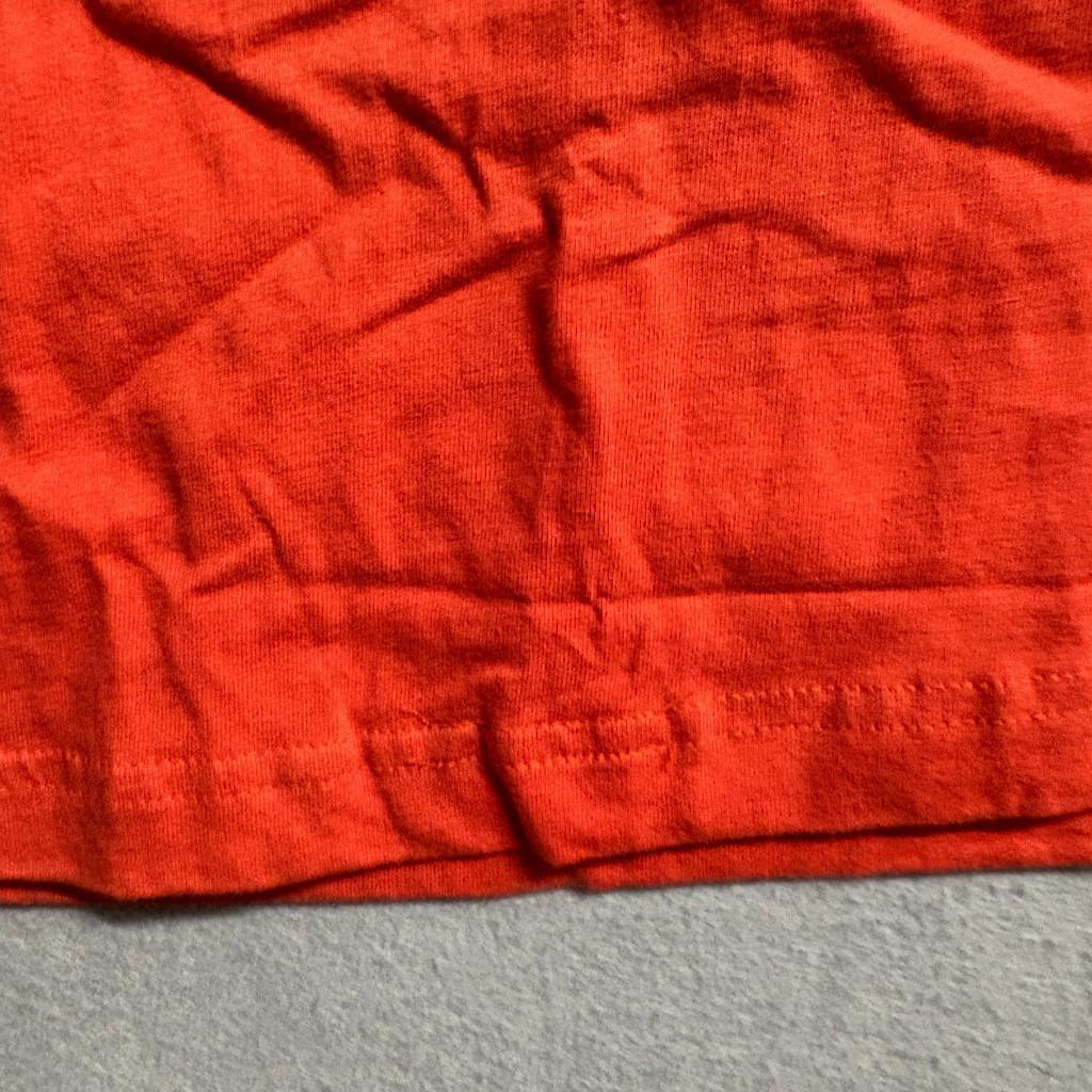 Vintage Benchline Pocket T-Shirt Mens XL Orange Blank Single Stitch Kmart NWT