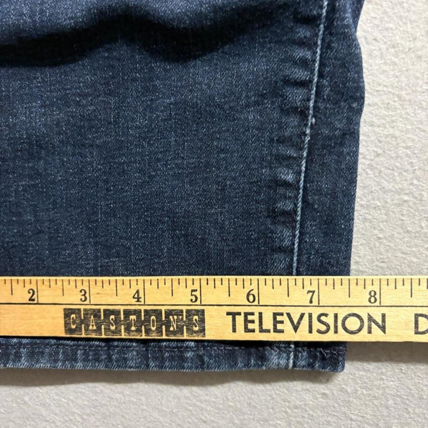 Chaps Slim Straight Jeans Mens 32x30 Dark Wash Denim Blue Pants