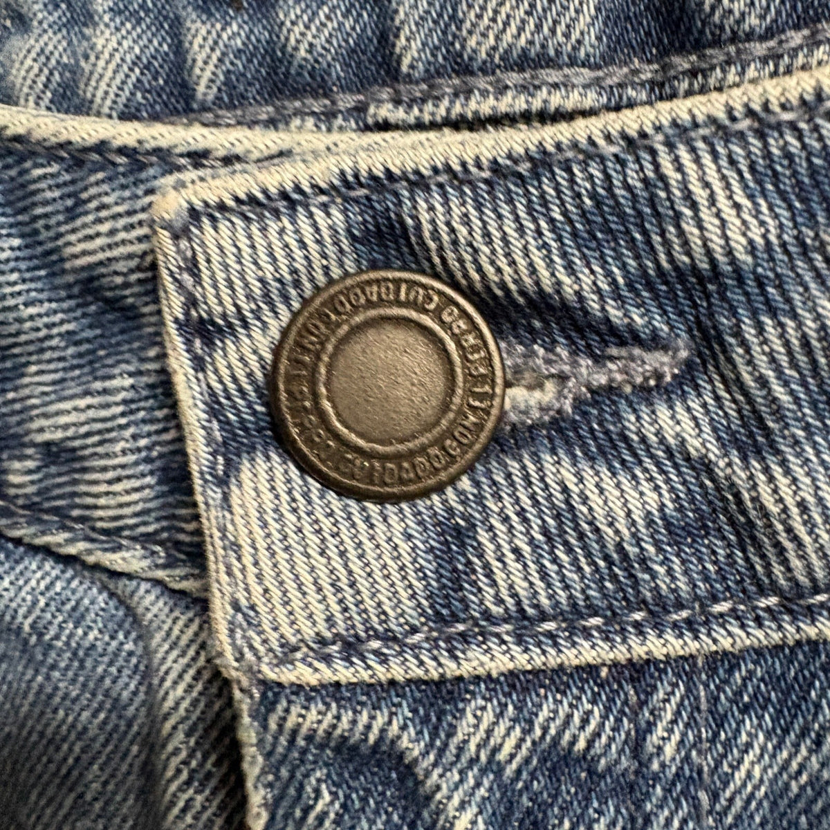 Cuidado con el Perro Distressed Jeans Womens Size 4 Blue Denim Ripped High Rise