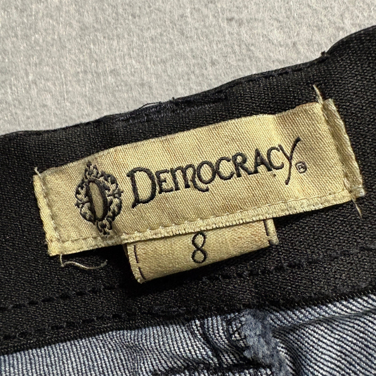 Democracy Ab Solution Jeans Womens Size 8 Skinny Dark Blue Stretch Denim