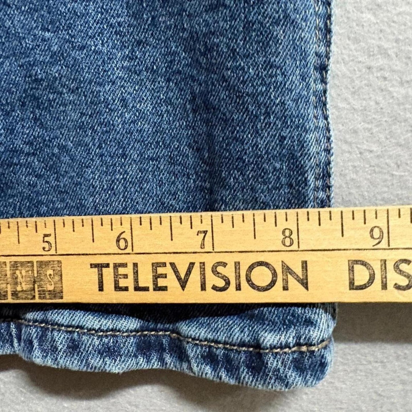 Gloria Vanderbilt Jeans Womens 12 Blue Denim Straight Leg Stretch Mid Rise