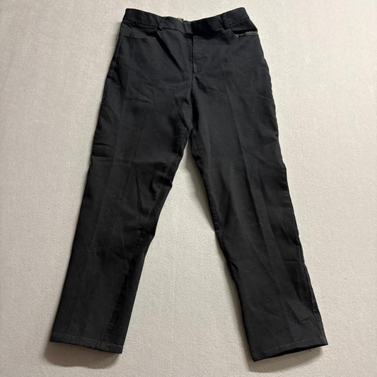 Forever 21 Womens Black Stretch Dress Pants Size Small High Rise Ankle Trousers