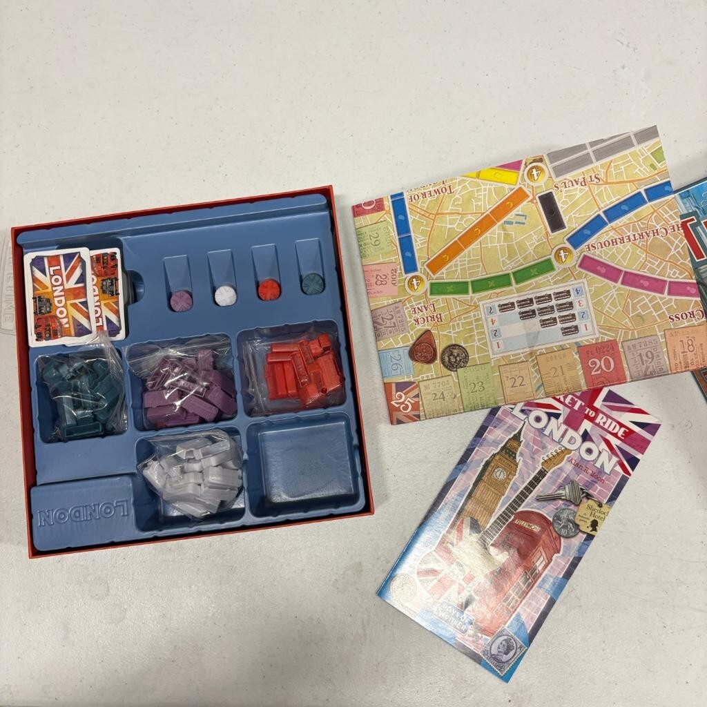 Ticket to Ride London Board Game Days of Wonder Complete Open Box