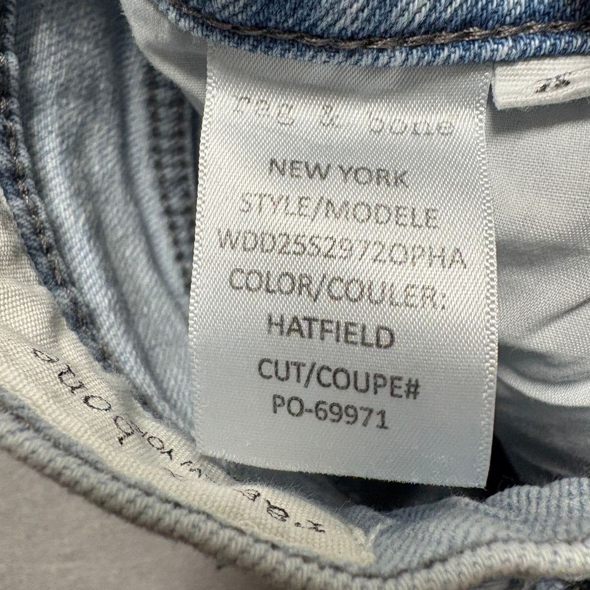 Rag & Bone Piper Crop Straight Leg Jeans Womens Size 25 Hatfield Light Wash