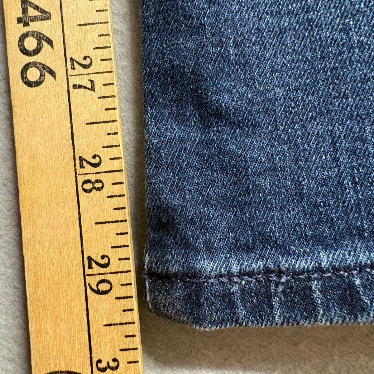 Gap 70s Flare High Rise Cargo Jeans Womens Size 32 14 Short Blue Stretch Denim