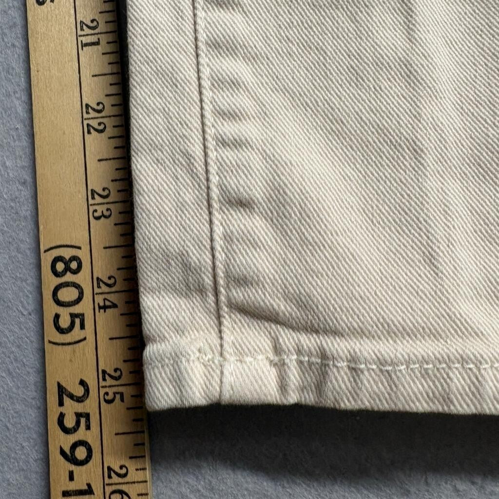PacSun Curve Straight Jeans Womens 25 Beige Tan Denim High Rise Pants