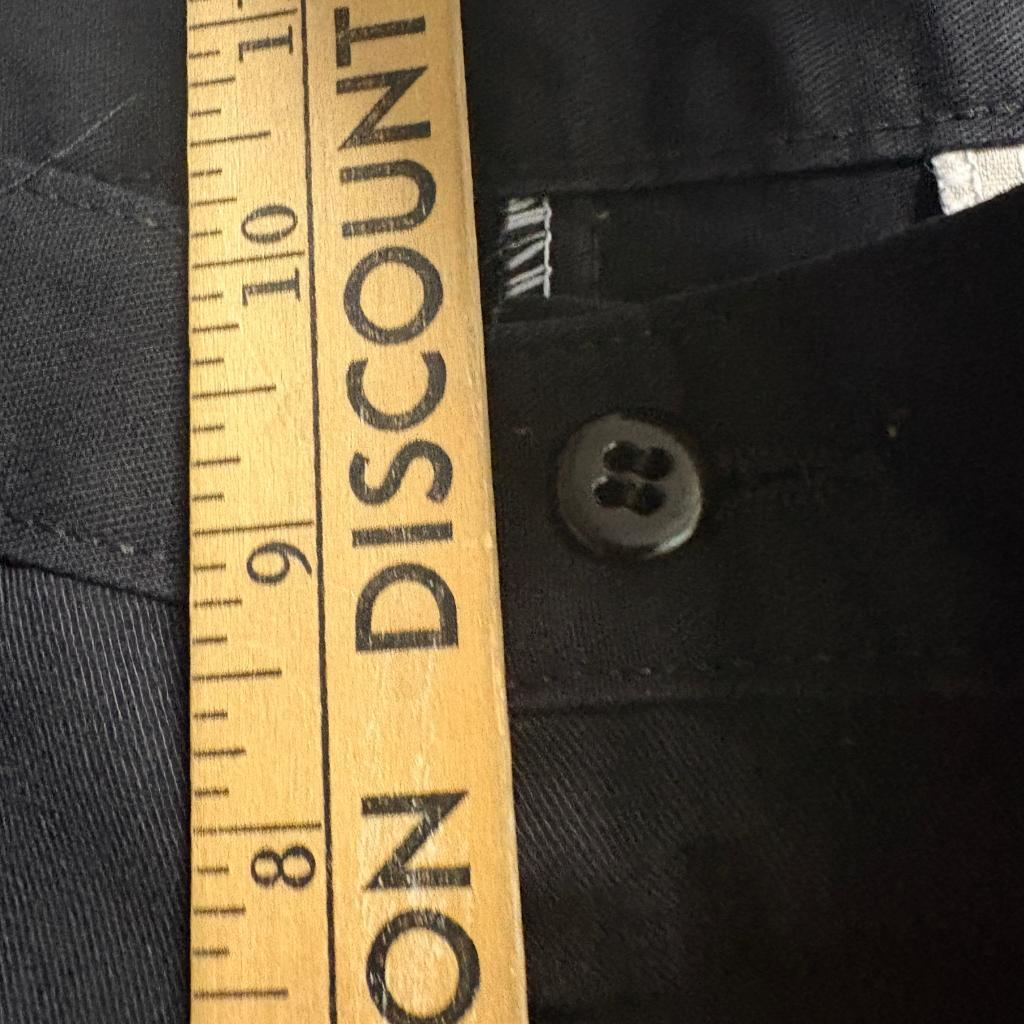 Dickies Mens Cargo Pants 32x30 Black Twill Workwear Utility Flat Front