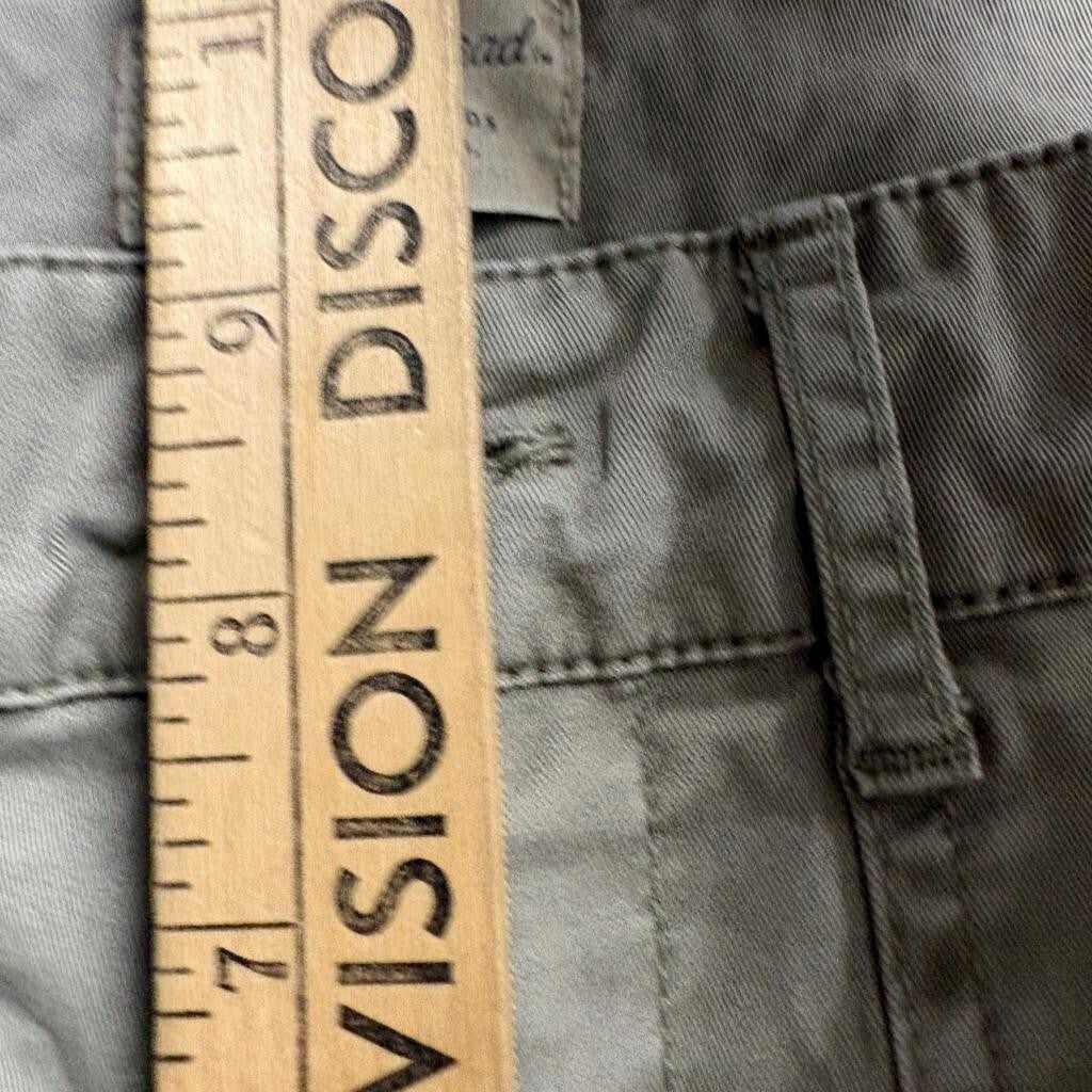 Universal Thread Cargo Pants Womens 4 Green Cotton Blend Stretch Wide Leg